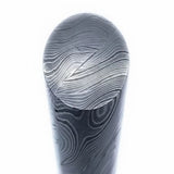 Ashgrain Damascus Rod Handmade 5.5 Inch Round Bar for Ring Making