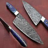 Custom Handmade Damascus Steel Full Tang  Chef Knife / Vegetable Knife  / Kitchen Knife DK-0130
