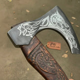 Skeggox Style Viking Bearded Axe Hand Forged | Outdoor Utility Tool