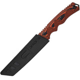 5.5" Tanto Knife // Orange Handle