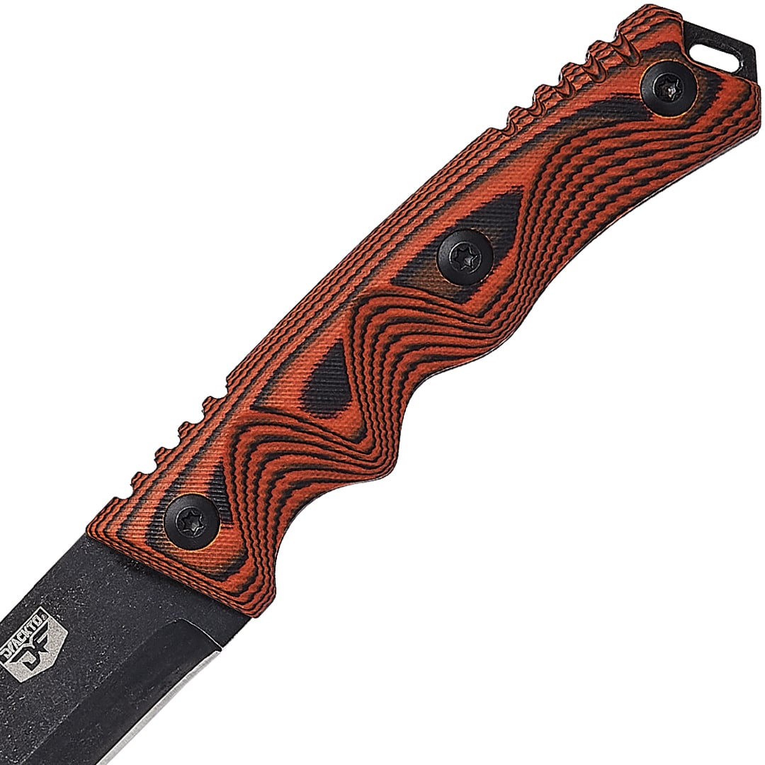 5.5" Tanto Knife // Orange Handle