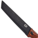 5.5" Tanto Knife // Orange Handle