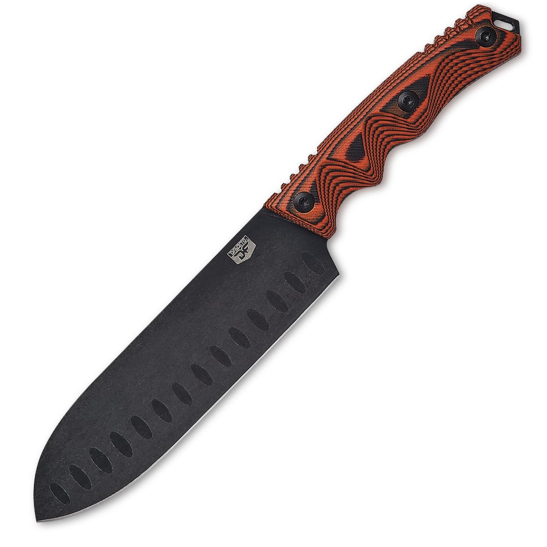 6.5" Santoku Knife // Orange Handle