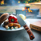 3 Piece Essential Chef Knife Set // Orange