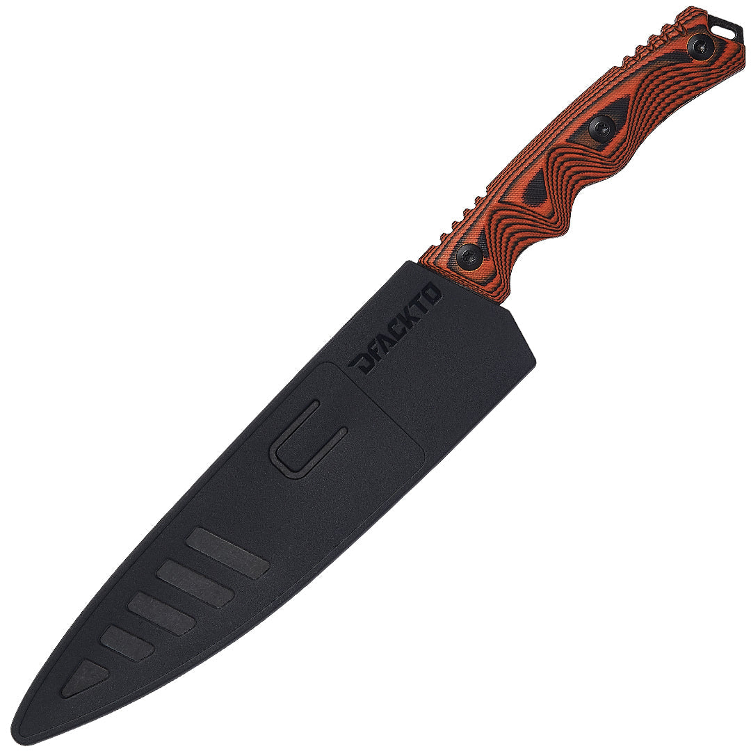 8" Chef Knife // Orange Handle