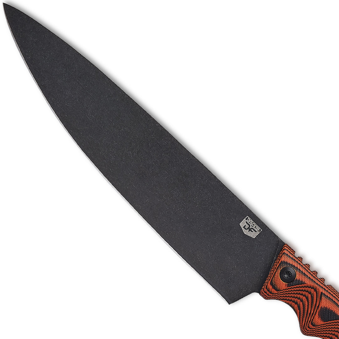 8" Chef Knife // Orange Handle
