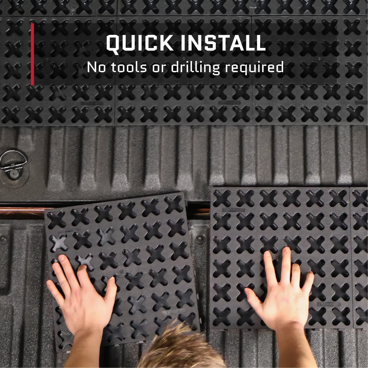Tmat Truck Bed Organizer Slide Out Mat | Universal Fit for Standard Beds 6' to 6'5"