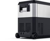 JP50 Pro Dual Zone Wheeled Portable Freezer With Cover - Silver | ICECO | 50 LT