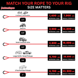 1" Kinetic Recovery Rope "Rattler"