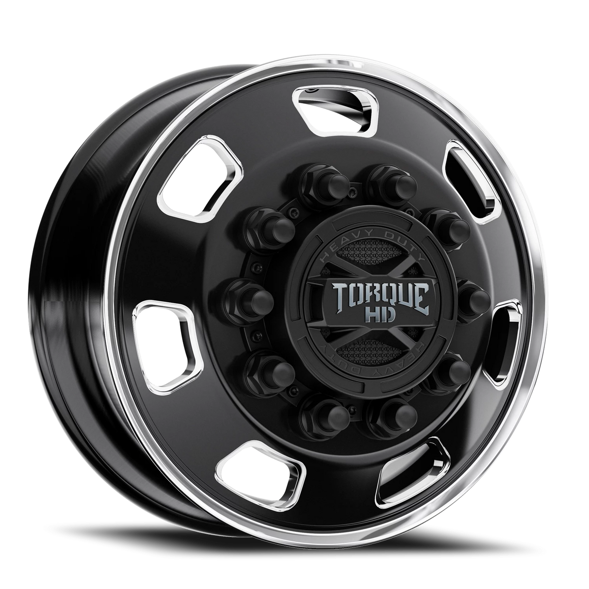 Torque HD Luxe TW642F Gloss Black Milled Spoke