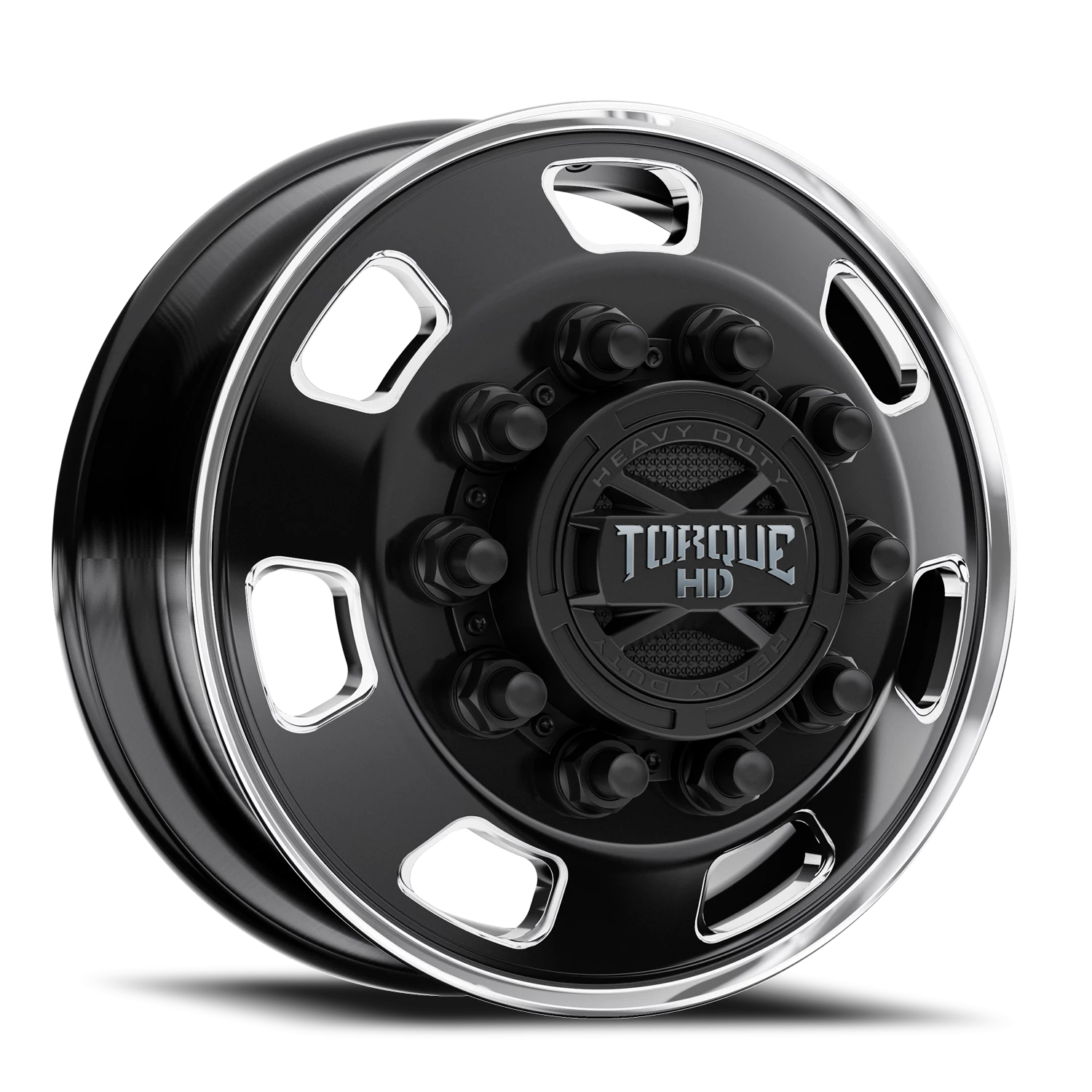 Torque HD Luxe TW642F Gloss Black Milled Spoke