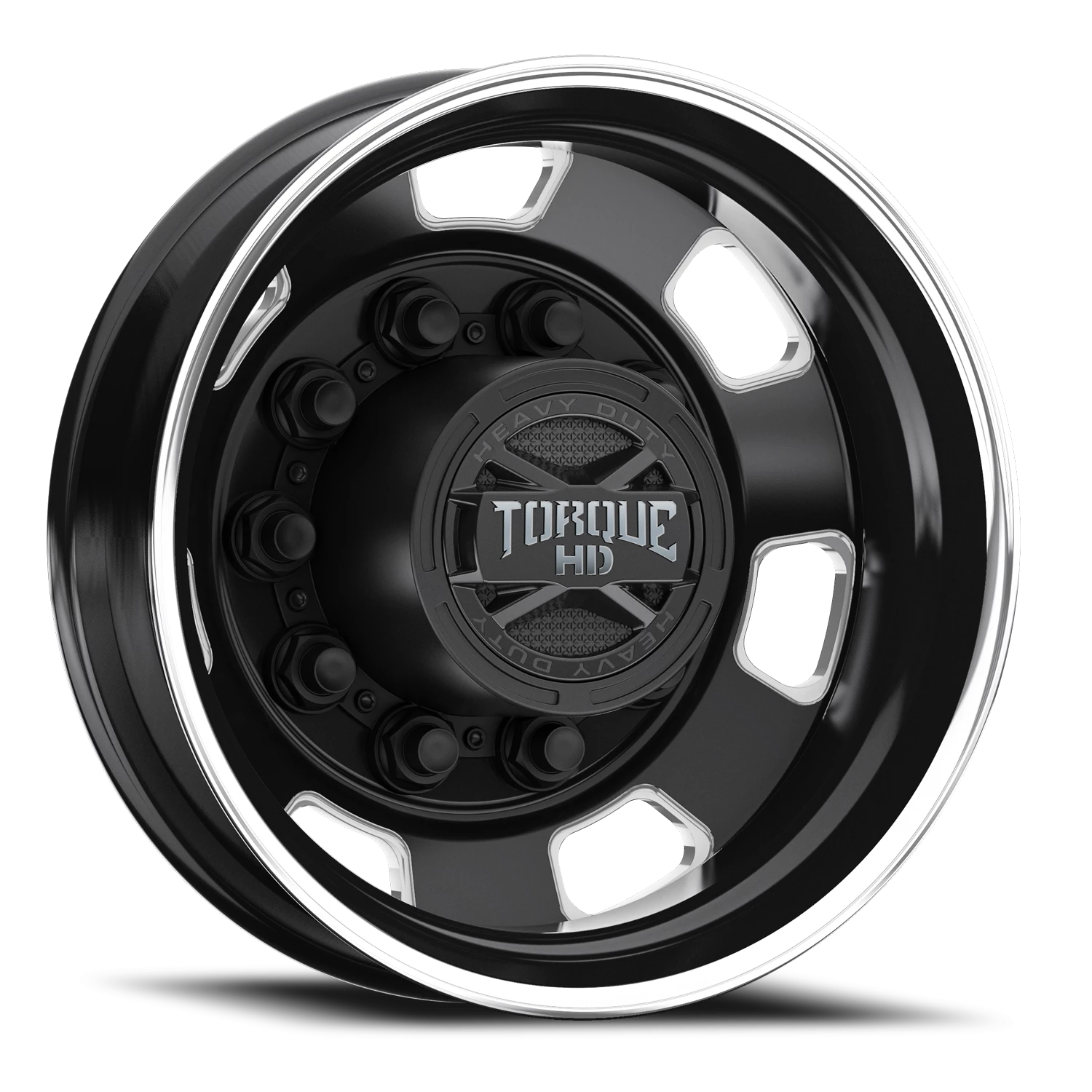 Torque HD Luxe TW642F Gloss Black Milled Spoke