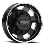 Torque HD Luxe TW642F Gloss Black Milled Spoke