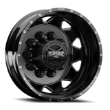 Torque HD Haulin TW643F Gloss Black Milled Spoke