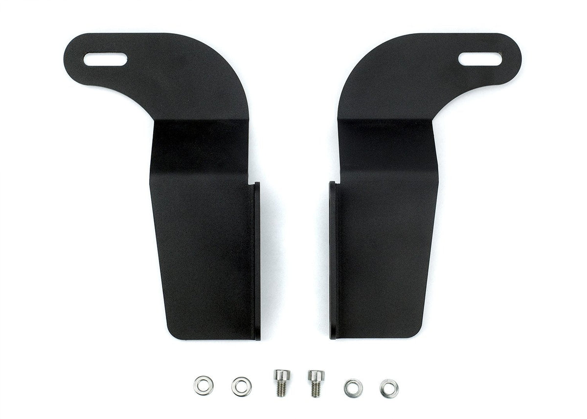 32" Lower Bumper Hidden LED Light Bar Mounting Brackets For 2005-2015 Toyota Tacoma