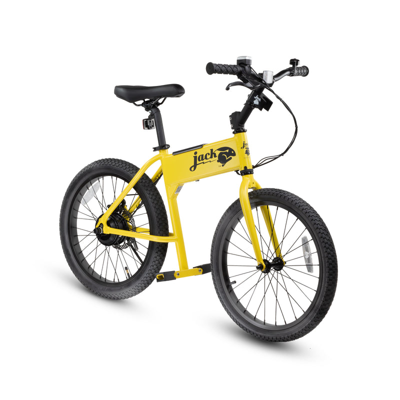 JackRabbit OG - Lightweight & Compact Micro eBike, Yellow