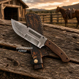 Blackthorn D2 Bowie Knife – Handmade D2 Steel Bowie Knife with Wenge Wood Handle