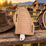 Boneclaw Rasp Steel Bone Handle Skinner Knife – Leather Sheath