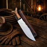 Bowie Knife Handmade | Frontier Inspired Antler Handle