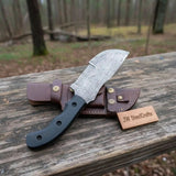 Custom Handmade - 12.Inches Beautiful Full Damascus Tracker knife