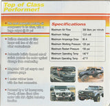 Digital 300LPM  12V Twin Cylinder Offroad, Overland Air Compressor