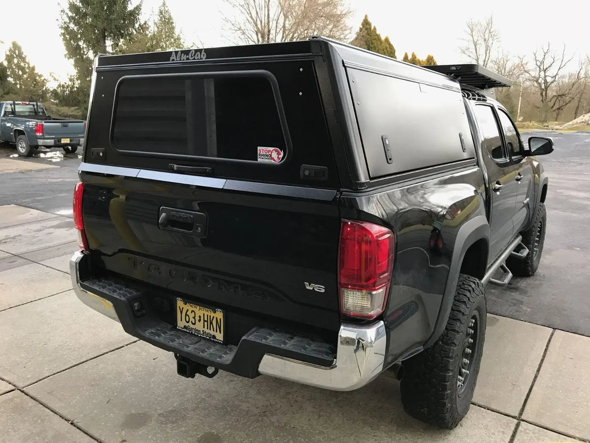 Explorer Canopy for 2nd Gen Tacoma - Black Smooth - Short Bed