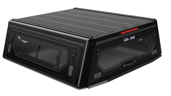 Contour Canopy for 5.0 FT Bed 3rd Gen Tacoma Black with Windows