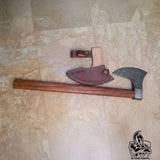 Hook Claw Damascus Axe with Rosewood Handle for Wood Processing
