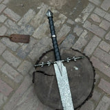Thornguard Handmade Dark Fantasy Greatsword | Thorn Spike Carbon Steel
