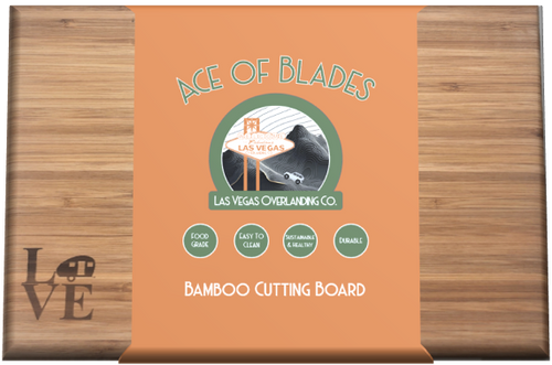 Ace of Blades Cutting Board 9.5x14 | LasVegas Overlanding