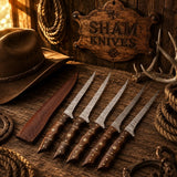 Fisherman’s Pride 5-Piece Handmade Damascus Fillet Knife Set
