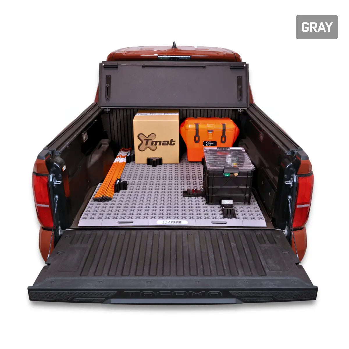 Tmat Midsize Truck Bed Organizer Slide Out Mat – Universal Fit for 5' Beds (Tacoma, Ranger, Colorado & More)