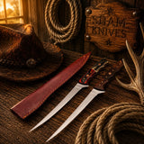 Buy Handmade D2 Steel Boning & Fillet Knife Set – Exotic & Wood Handles