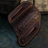 Damascus San Mai Knife with Camel Bone Handle