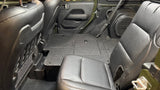 Jeep Wrangler 2024-Present JLU 4 Door - Second Row Seat Delete Plate System - V2