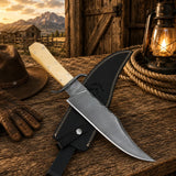 Juan Padillo Bowie Knife 5160 Spring Steel Bone Handle