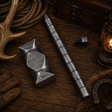 Asgard Titan Damascus Steel Hammer – Hand-Forged Collector Décor