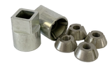 Security Nuts (M8x1.25) 4 Nuts, 2 Keys