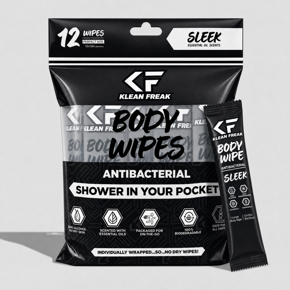 Body Wipes - 12 Pack