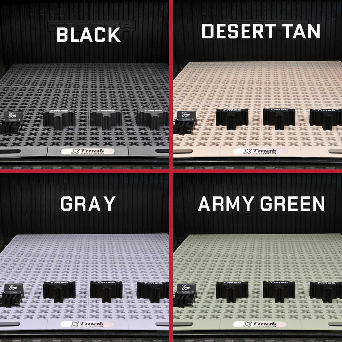 Tmat Truck Bed Organizer Slide Out Mat | Universal Fit for Standard Beds 6' to 6'5"