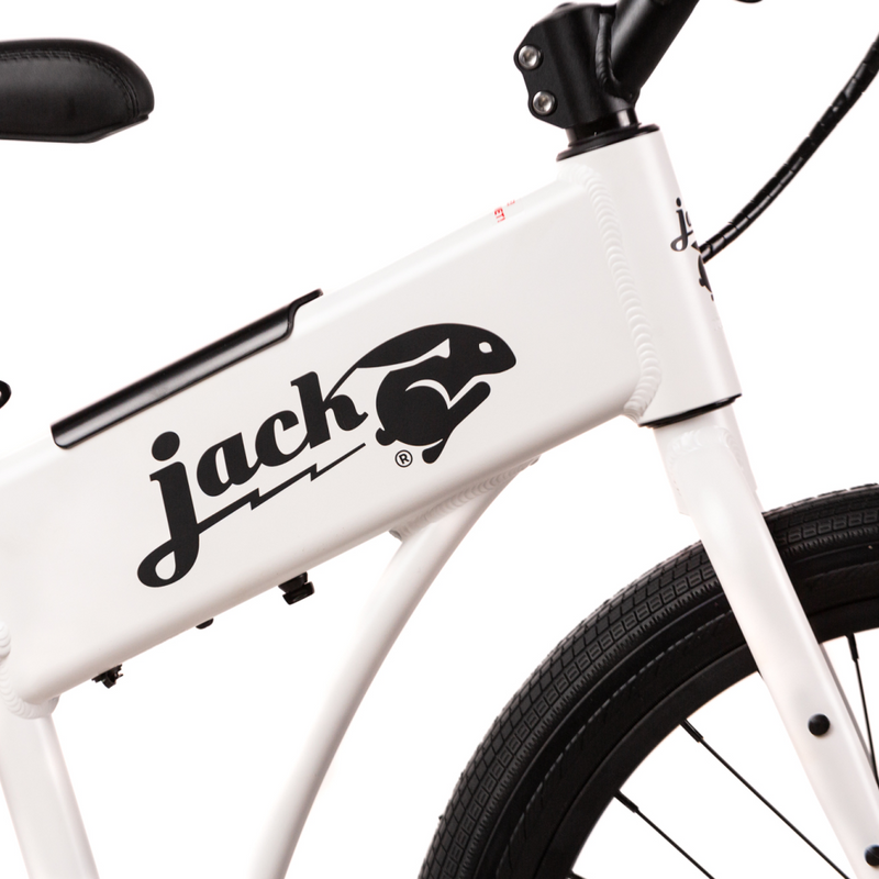 JackRabbit OG2 - Lightweight & Compact Micro eBike, White