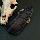 Blackridge D2 Skinner Knife – Full Tang Micarta Hunting Knife