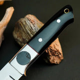 8.7" Handmade Hunting Knife – Full Tang Stainless Steel Resin Handle