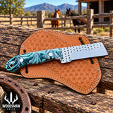 Rangestone Rasp Steel Cowboy Bull Cutter Knife – Resin Handle